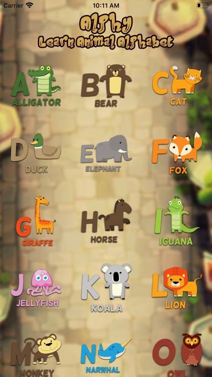 Alphy - learn animal alphabet