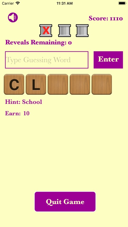 Word Tapping Puzzle