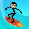 Stickman Surfer