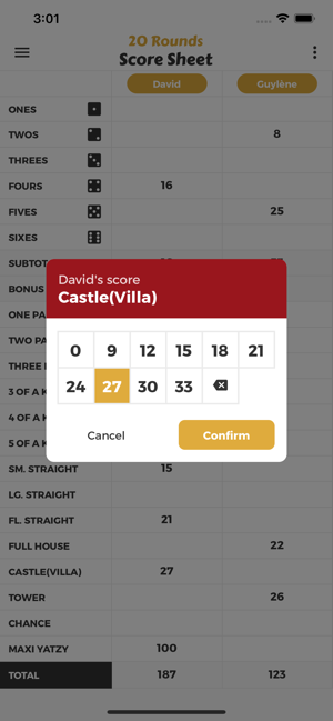 20 Rounds Score Sheet(圖3)-速報App