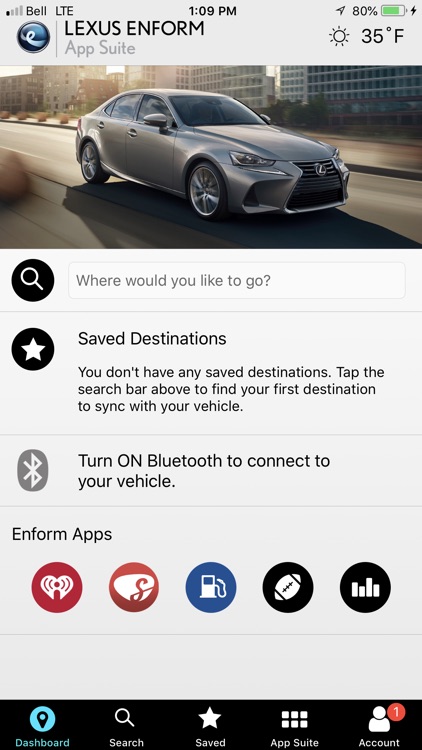 Lexus Enform App Suite