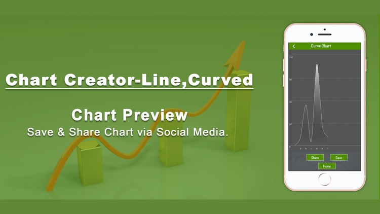 Chart creator-Line,Curved screenshot-3