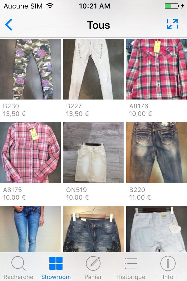 Onado shop online screenshot 2