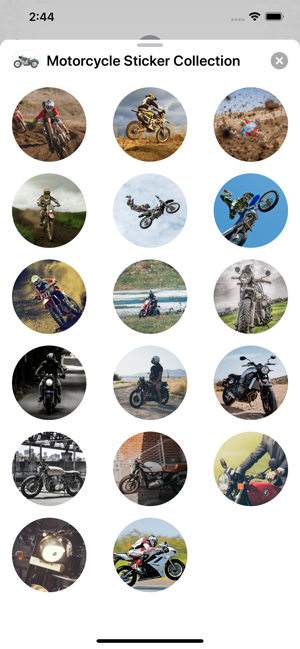 Motorcycle Sticker Collection