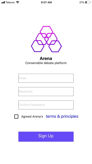 Arena Blockchain screenshot 2