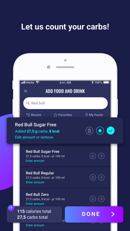 Hedia - Personal Diabetes App screenshot-4