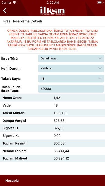 İlksan Online İşlemler