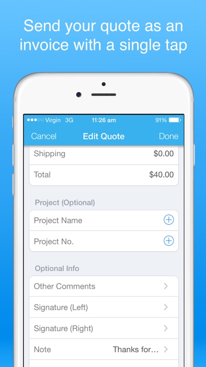 Job Quote Maker - Invoice Plus screenshot-4