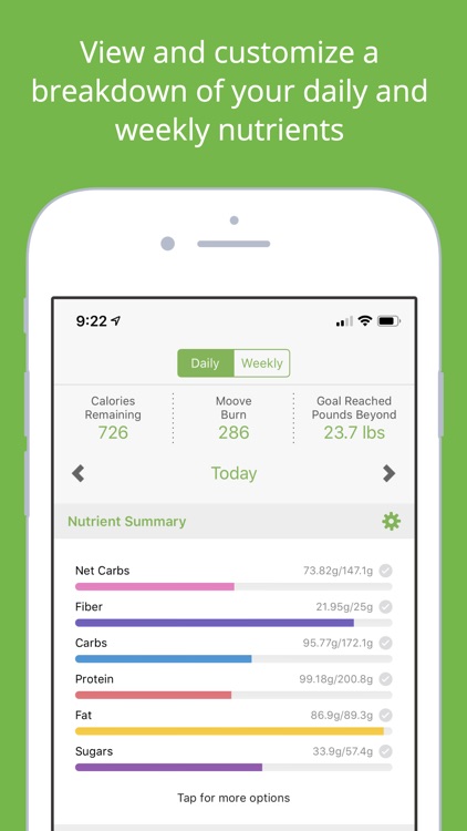 MooveFit Calorie & Diet Diary screenshot-0