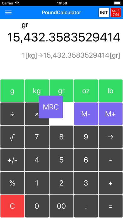 Pound Calculator -pound conv- screenshot 2