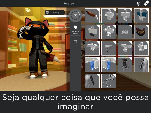 Roblox Na App Store - como ter roupa no roblox sem robuxpelo celular