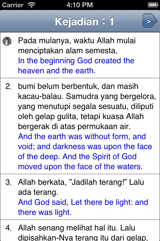 Bacaan Alkitab screenshot 2