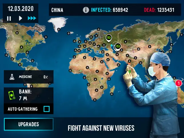 Screenshot 1 Virus City - Save the Earth iphone