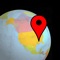 Tremor Tracker displays recent earthquake points on an interactive globe