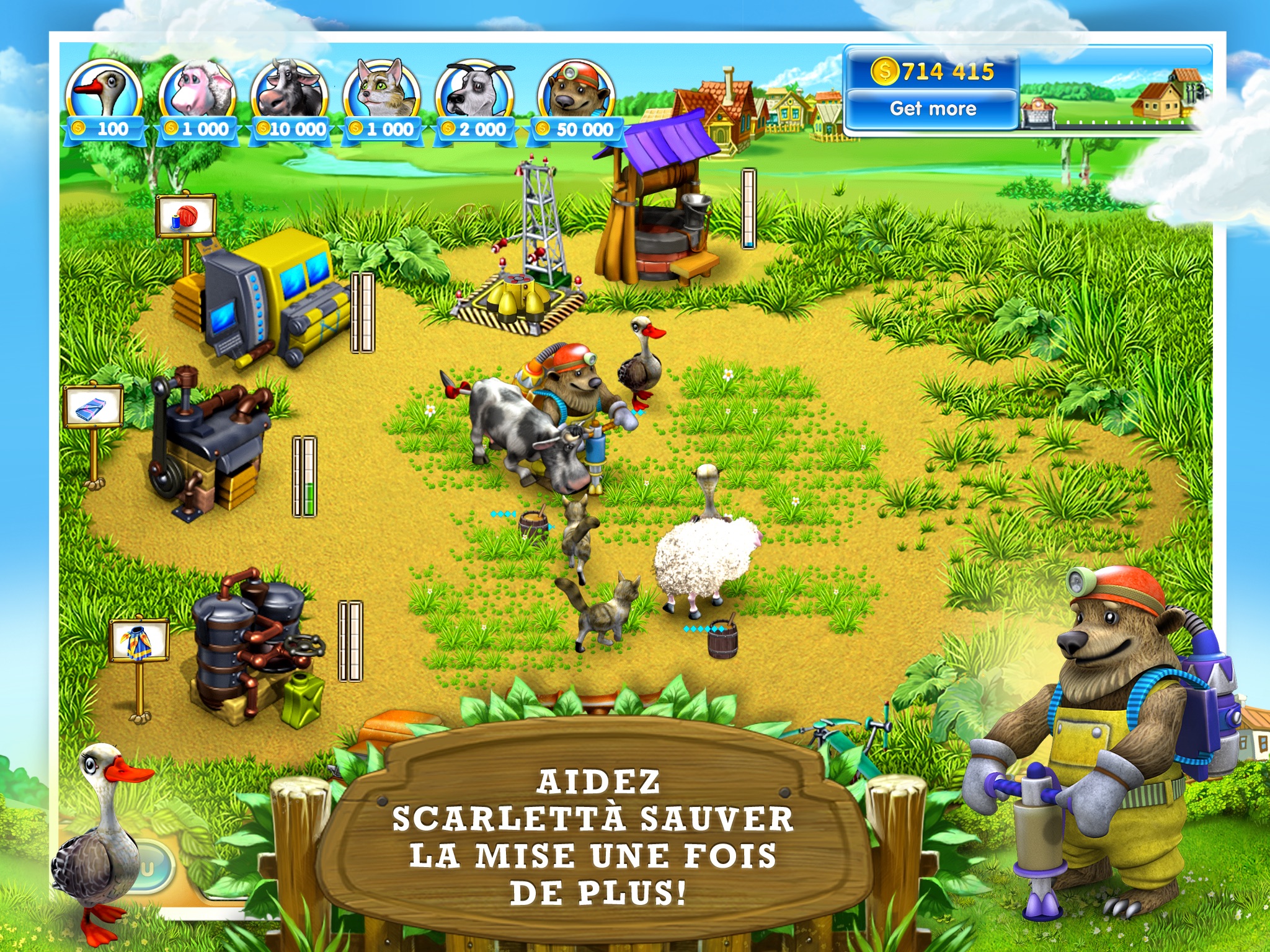 Farm Frenzy 3: Village HD Lite screenshot 3