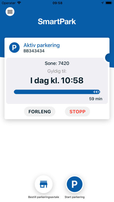 SmartPark Parkering screenshot 2