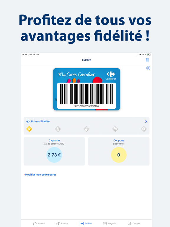 Carrefour : courses & fidélitéのおすすめ画像2