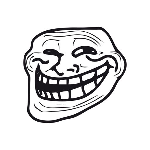 Troll Face Stickrz by David 