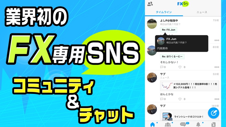 FXなう FXトレーダーの為のSNSアプリ