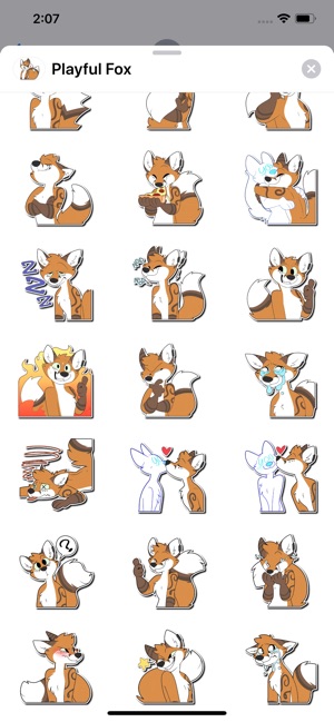 Playful Fox Sticker Pack(圖2)-速報App