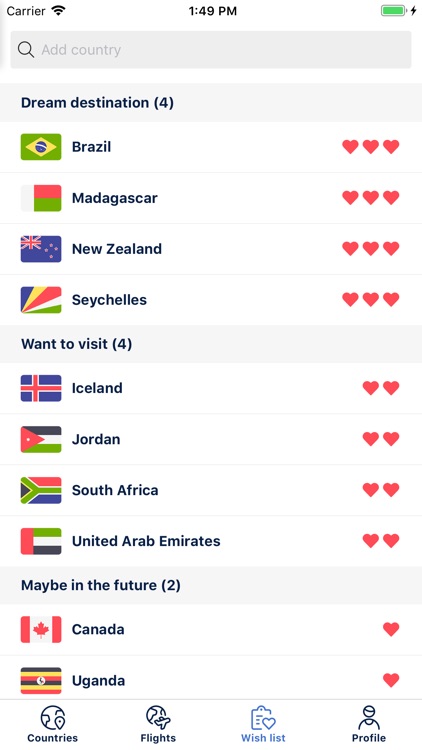 Travlr - Your travel list screenshot-4