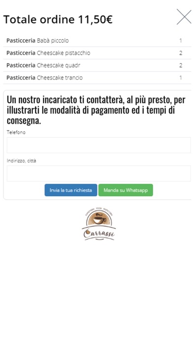 How to cancel & delete Pasticceria Carrassi from iphone & ipad 4