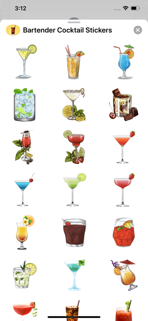 Bartender Cocktail Stickers(圖3)-速報App