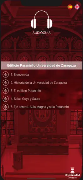 Game screenshot Audioguía Paraninfo Unizar apk