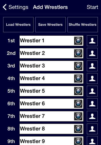 Wrestling Bracket Maker screenshot 4