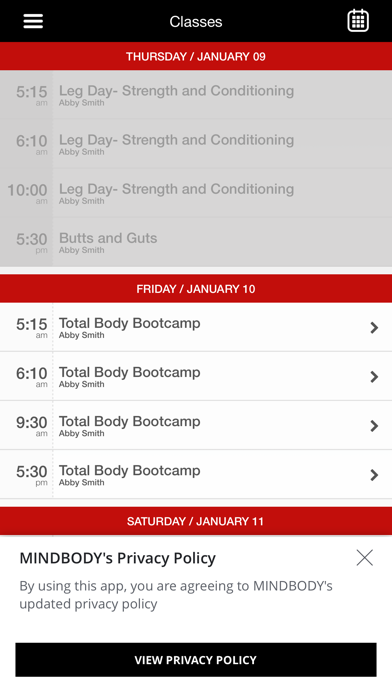 All Sizes Fitness screenshot 2