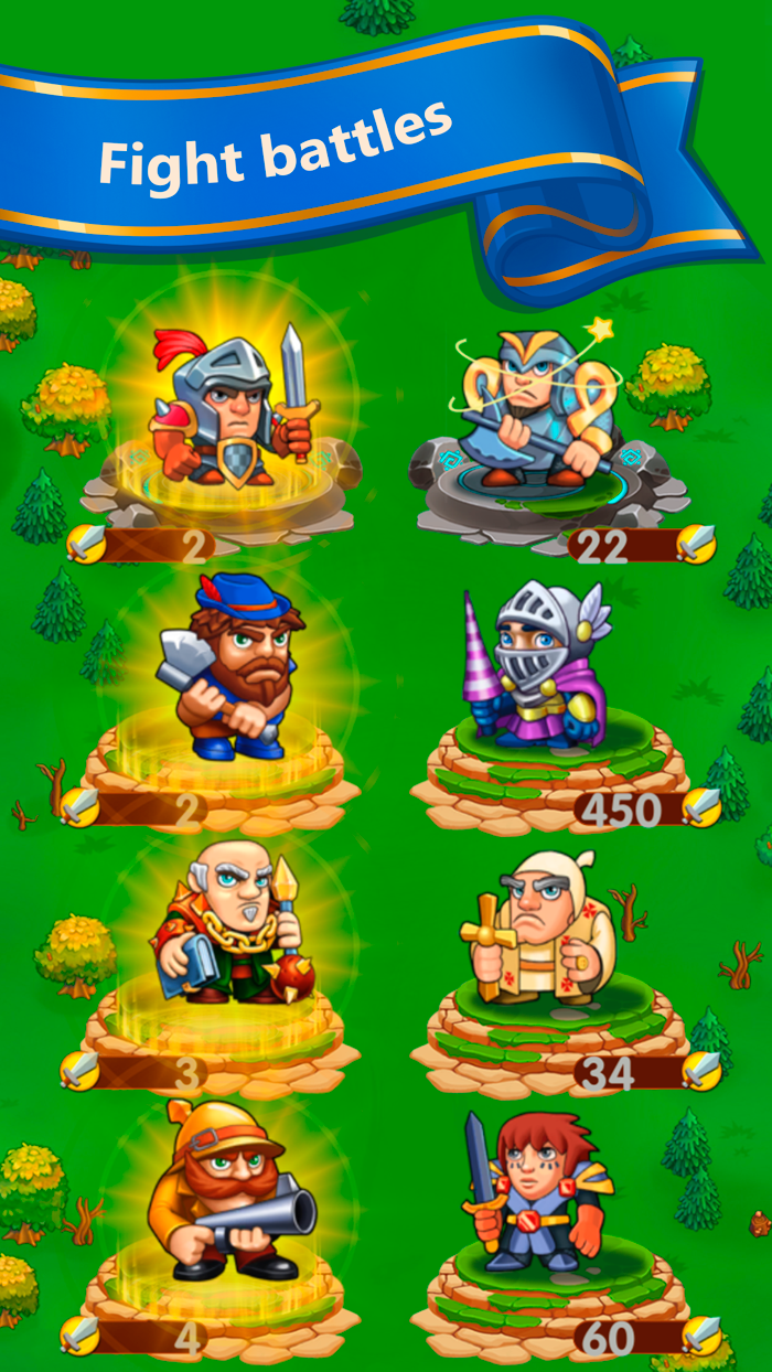 Grow the Kingdom merging game