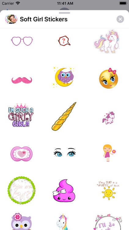 Soft Girl Sweet Cute Stickers screenshot-3