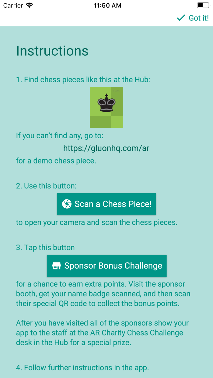 AR Charity Challenge