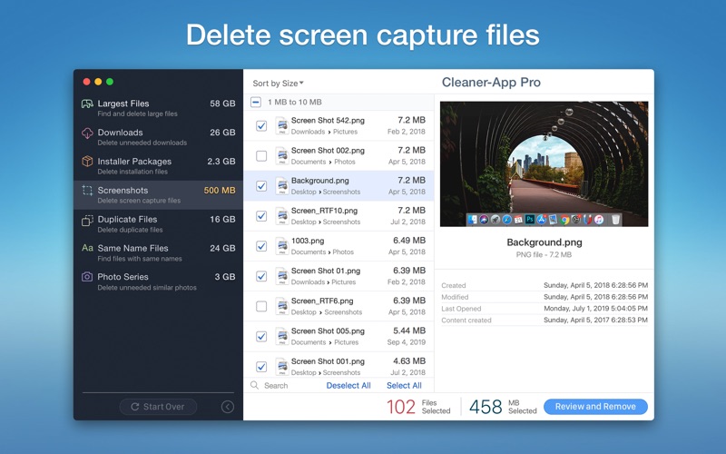 Cleaner-App Screenshot