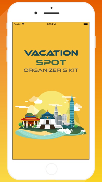 Vacation Spot Organizer's Kit