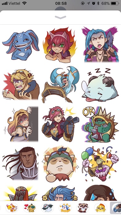 Screenshot #2 pour Legends Emoji Funny Stickers