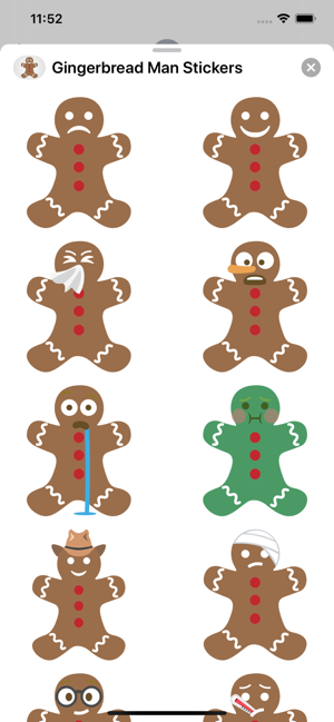 Gingerbread Man Stickers!(圖2)-速報App