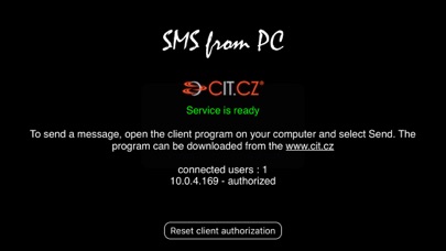 SMS from PC screenshot 2