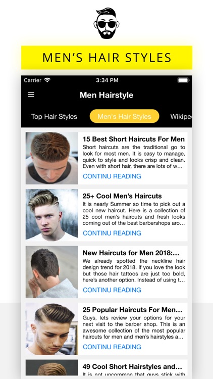 Men Hairstyle & Haircuts screenshot-4