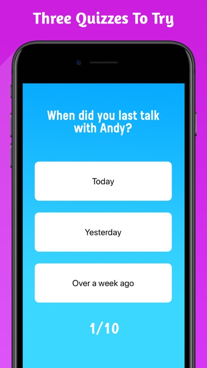 BFF Friendship Test - Quiz