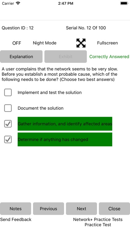 Exam Sim For Network+ N10-008 screenshot-9