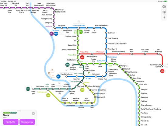 Télécharger Bangkok Metro Transit Map pour iPhone / iPad sur l'App ...