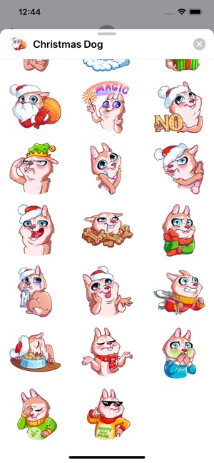 Christmas Dog Sticker Pack(圖2)-速報App