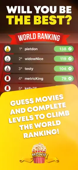 Game screenshot MOWIE Guess Movie Cinema Quiz apk