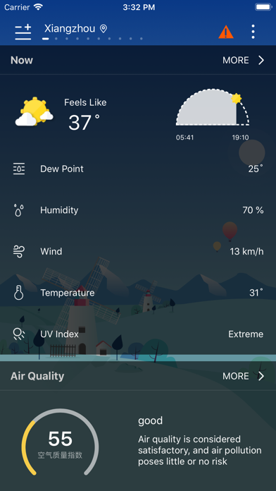 天気-リアルタイムの天気とレーダー screenshot1