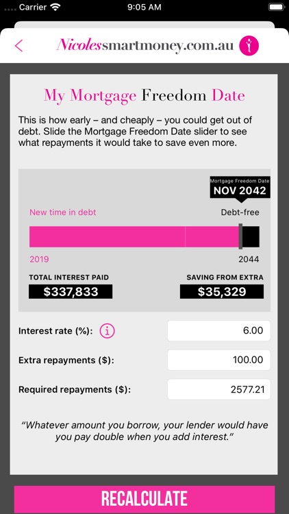 My Mortgage Freedom Date