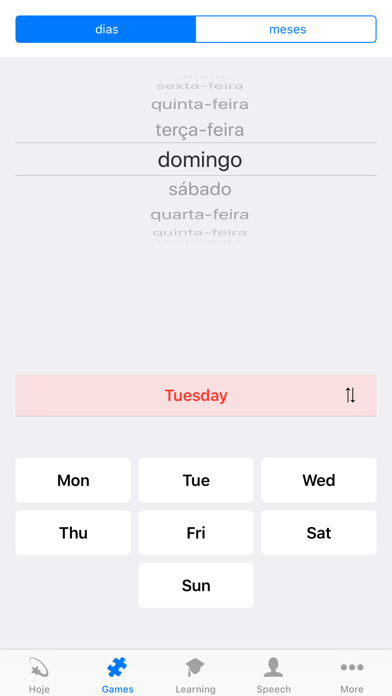 Learn Portuguese - Calendar screenshot 3