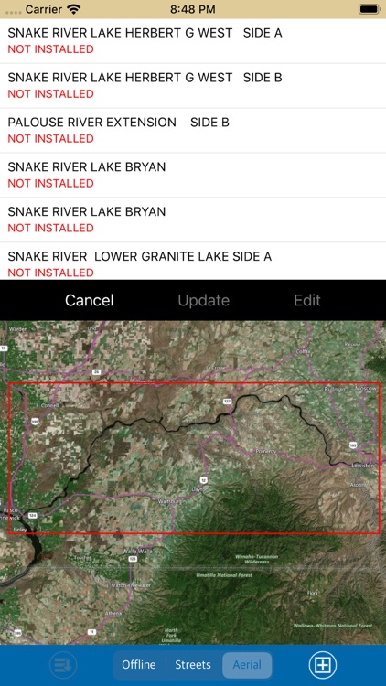 Snake River (WA) Marine Map