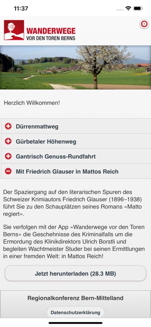 Wanderwege vor den Toren Berns(圖1)-速報App