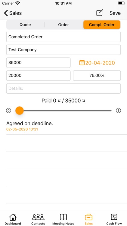 CRMino - Mobile CRM screenshot-5